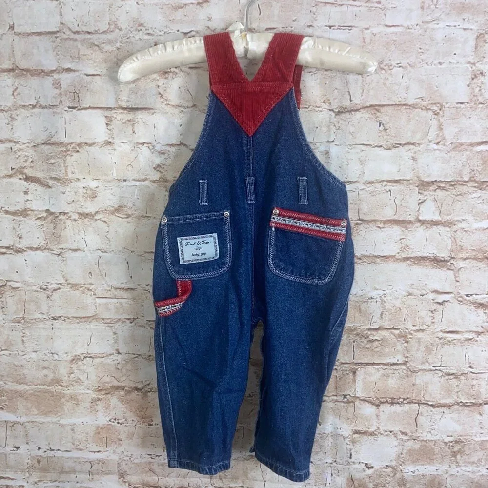 Vintage 90s Baby Gap Overalls Size 12-18 months
